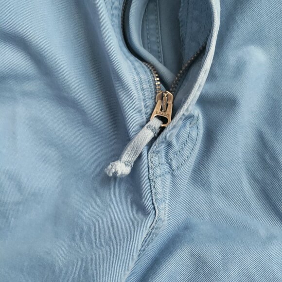 Levi's 32" Mens Cargo Shorts Blue 100% Cotton Flap Pockets Made in Egypt GUC - Picture 5 of 6